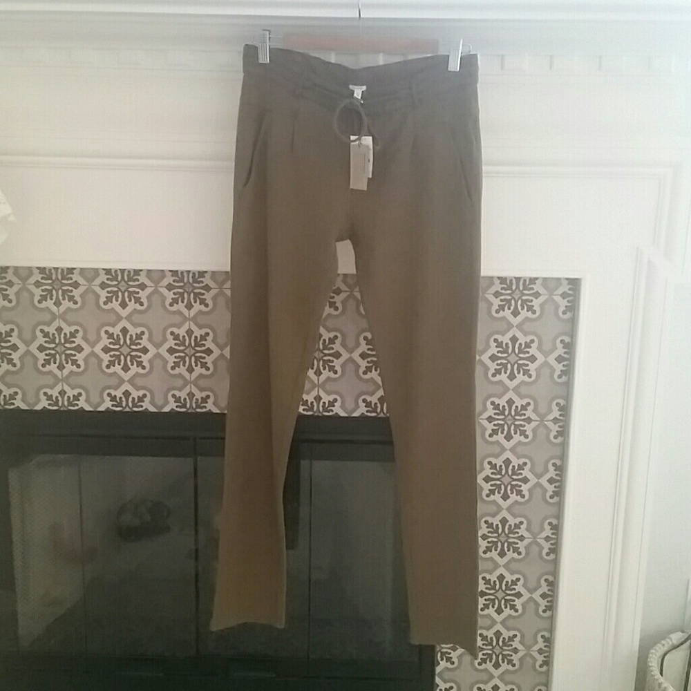 SOLD^^JCREW slouchy knit twill pant - Picture 3 of 5